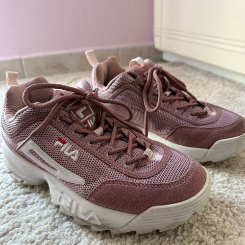Fila athletic shoes used, size 39, purple