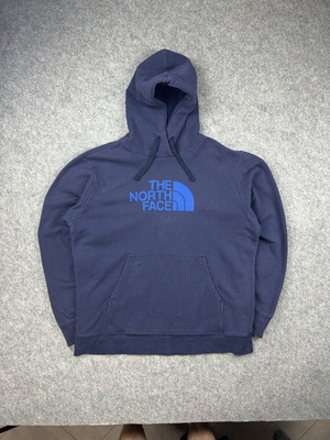 The North Face Μπλε ανδρικό φούτερ με κουκούλα Large μεταχειρισμένο oversized