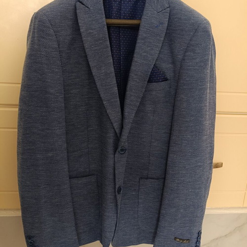 Berto Lucci men's suit like new, jacket, shirt and chino pants