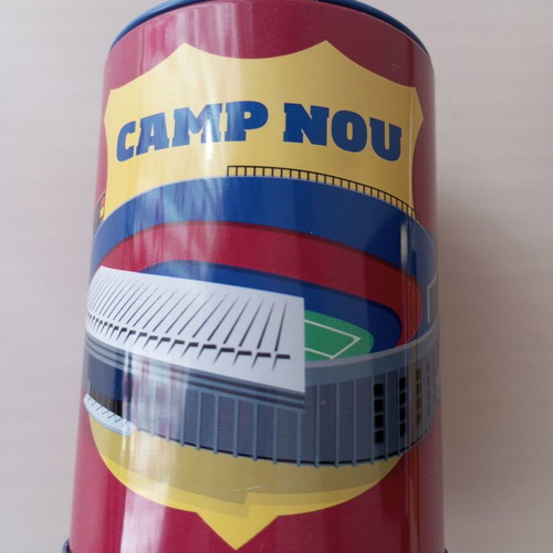 FC Barcelona Collectible Metal Money Box new, Historic Camp Nou