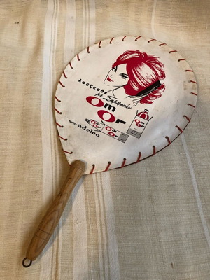 OMO Lac Promotional Fan 1970s used, Adelco product