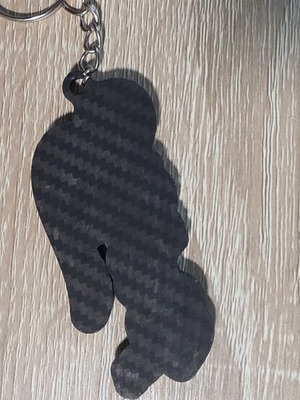 Handmade 3D Printed Ford Logo Keychain