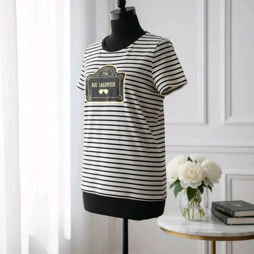 Karl Lagerfeld top new, cotton, size M