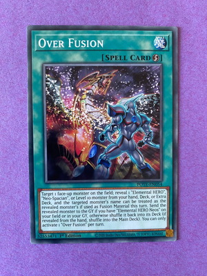 Κάρτα Yu-Gi-Oh! Over Fusion σαν καινούργια