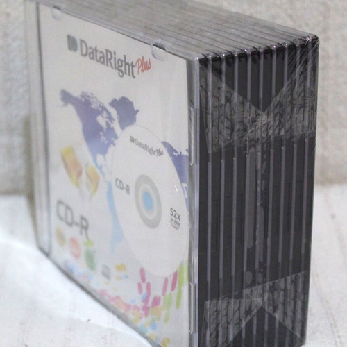 Blank 700 MB CDs in slim cases, pack of 10, new