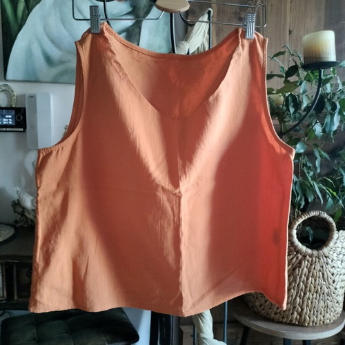Set with pants and top, orange, size XL