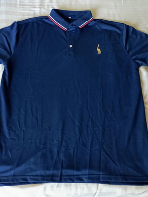 Shein Blue Men's Polo Shirt Large like new