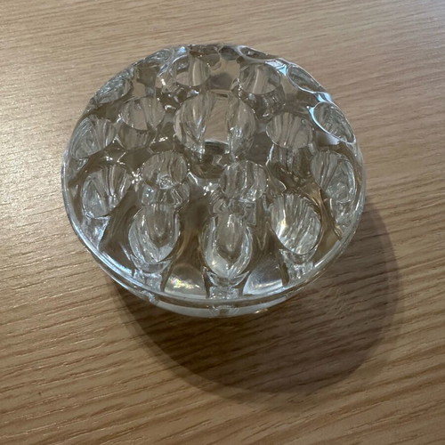 Crystal base like new for flowers and candles