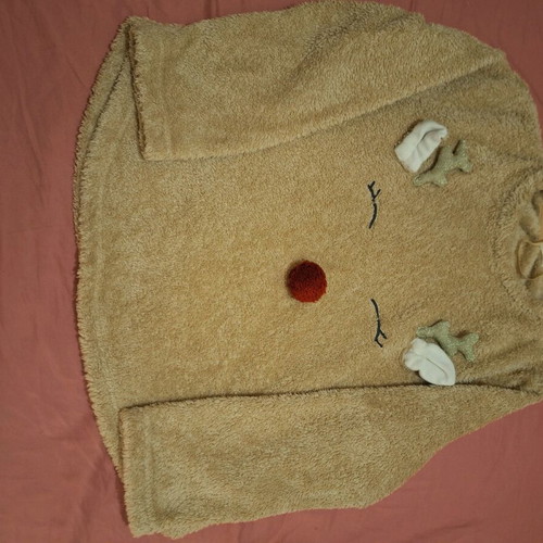 Oysho fuzzy pajama top like new, size XL