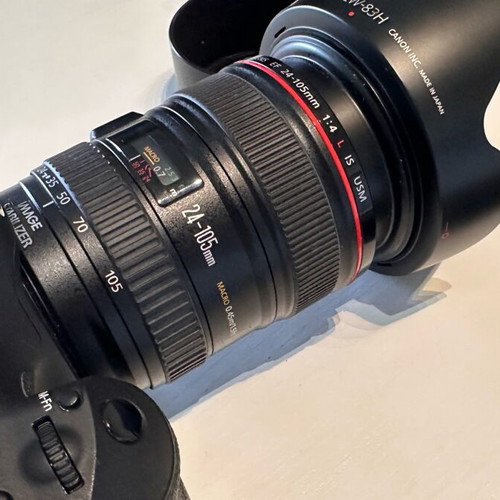 Canon EF 24-105mm f/4L IS USM Lens, Red Ring