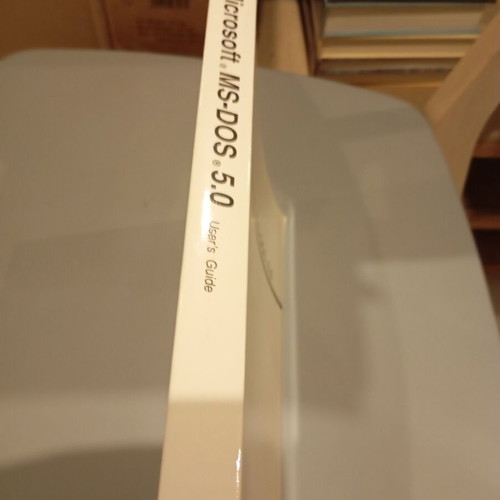 Microsoft MS-DOS 5.0 User's Guide used
