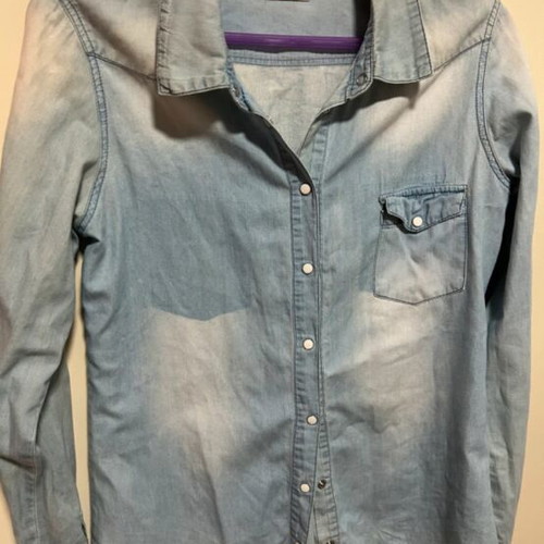 BSB denim shirt like new, size L, blue
