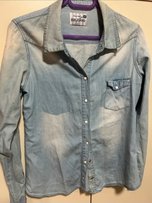 BSB denim shirt like new, size L, blue