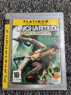 Uncharted Drake's Fortune PS3 game like new, platinum edition