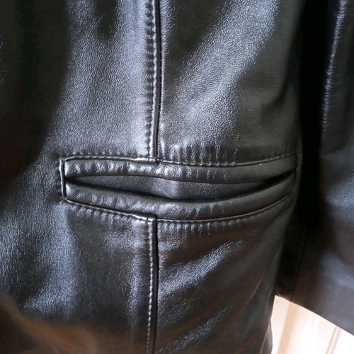 Vintage Convoy leather jacket like new, black, size XL