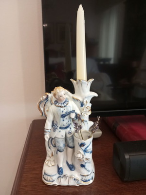 Porcelain decorative figurine candle holder vase new
