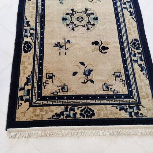 Wool rug Chinese style used with traditional patterns