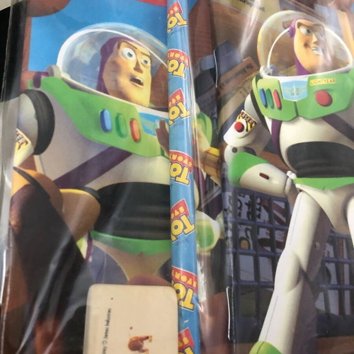 Toy Story school set Buzz with 2 small notebooks, pencil, ruler, eraser new