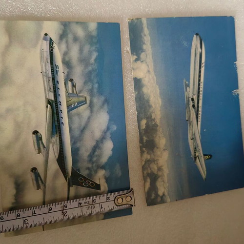 Olympic postcards used, set of 2