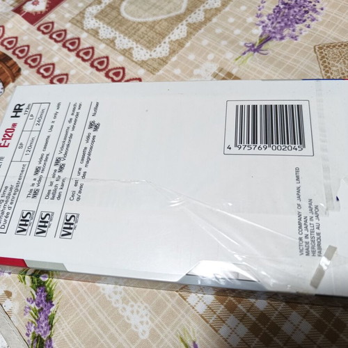 JVC 120 video cassette sealed blank for recording new