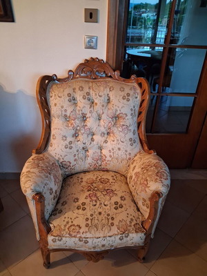 Armchairs Louis-Philippe style like new, set of 2