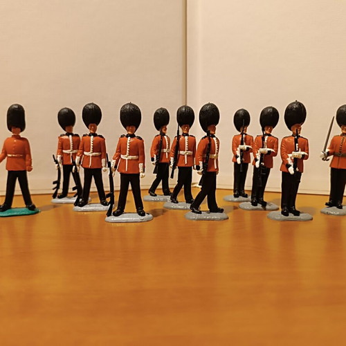 Timpo Toys British Guards figures, set of 11