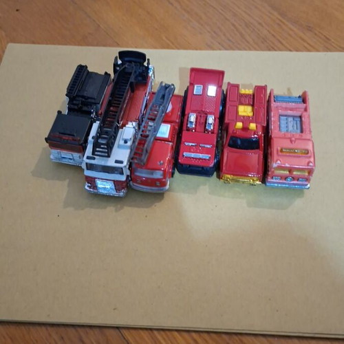 Fire truck toy cars used, pack