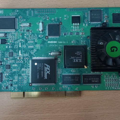 Matrox RT.X100 PCI video processing card like new with cd and cable