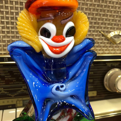 Murano clown used, 1970s, height 30.5 cm