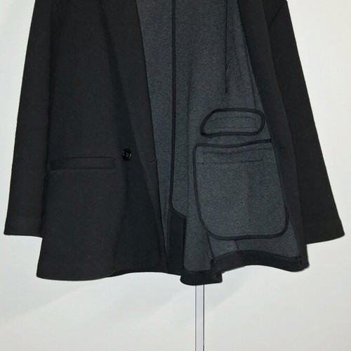 Wool women's jacket black like new L/XL