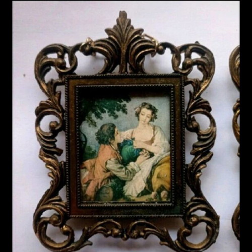 Antique small Italian picture frames 1976
