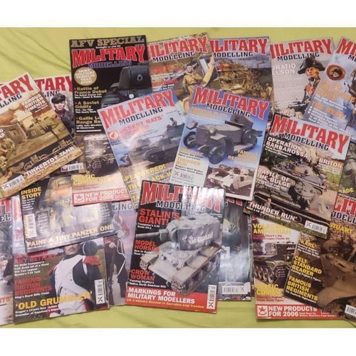 Military Modelling magazine like new, pack of 25 issues