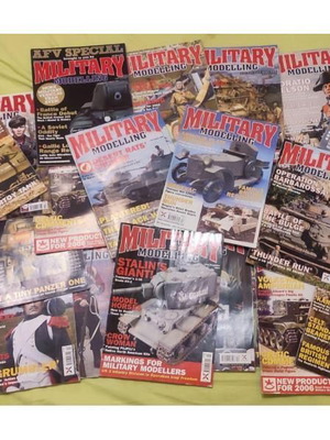 Περιοδικό Military Modelling σαν καινούργιο, πακέτο 25 τεύχη