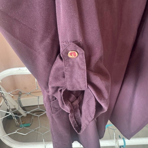 H&M Burgundy Light Jacket Cardigan Size 40 Like New