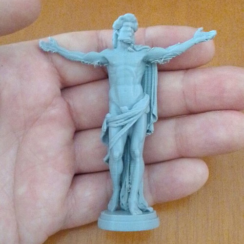 Jesus Christ 3D printed figure version 2 with PLA material new