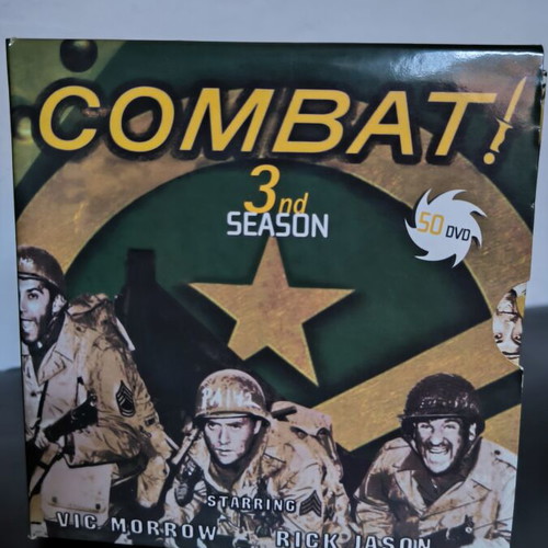 Combat DVD series 3 seasons, new, English language, Greek subtitles