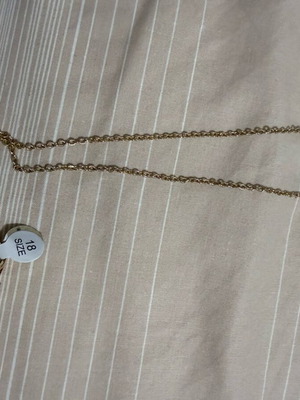 Jewelry set new, necklace and ring, not gold