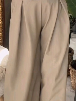 Airy pants new, one size, beige