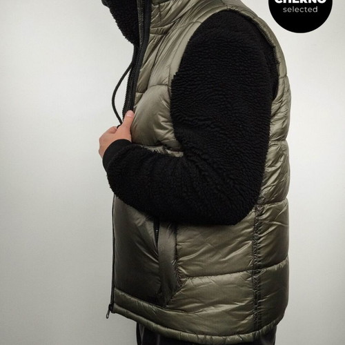 DRYKORN Veron Quilted Puffer Vest new, size L•XL, green