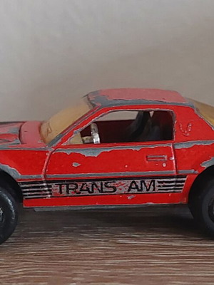 Majorette Pontiac Firebird Trans Am toy car used, vintage rare