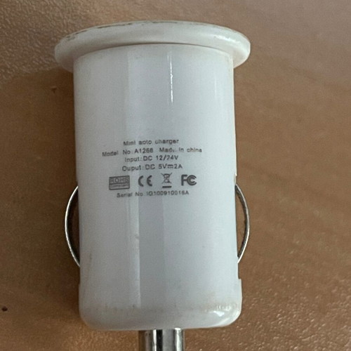 Car charger 5V 2A used, excellent condition