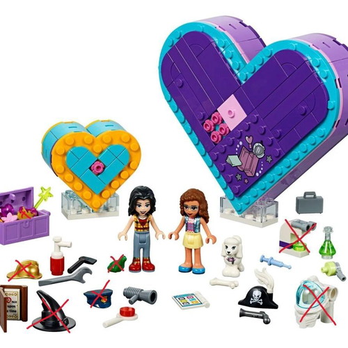 Lego Collectable Friends Heart Box Friendship Pack used