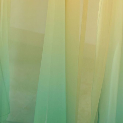 Beachwear kimono new, green and yellow shades