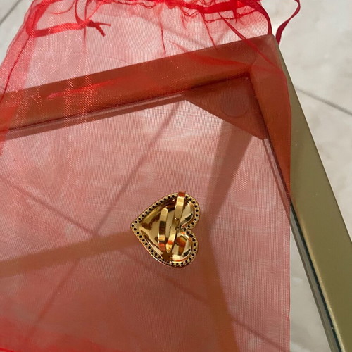 Steel heart ring new