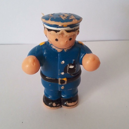 Cash the Police Officer figure used, height 6 cm