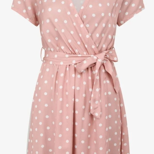 Wrap dresses set of 2, pink and blue, one size
