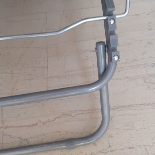 Aluminum sun lounger with adjustable back, new