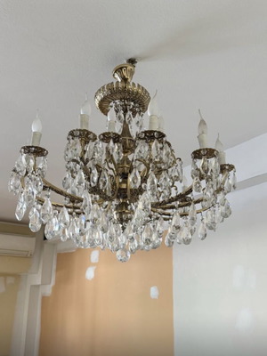 Crystal chandelier like new