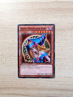 Κάρτα Yu-Gi-Oh! Dark Magician Girl 1η Έκδοση καινούργια 2015
