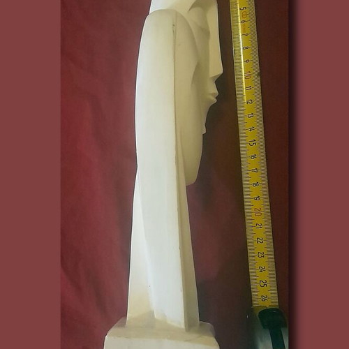Άγαλμα ζευγαριού Devotion από αλάβαστρο, 30 εκ., μοντέρνα τέχνη